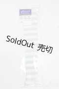SD/OF:SDオーバーニーソックス(水色×白ボーダー) S-25-06-08-196-GN-ZS
