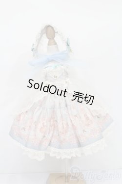 画像1: MSD&SDM/OF Ribbon Rabbitジャンパースカートセット S-25-11-09-497-TO-ZS