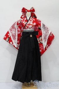 DD/OF 大正袴set(赤)(M+V Studio様製) S-25-11-23-677-TO-ZS