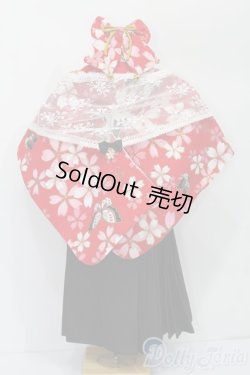 画像3: DD/OF 大正袴set(赤)(M+V Studio様製) S-26-01-04-226-TO-ZS