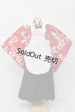 画像5: DD/OF 大正袴set(赤)(M+V Studio様製) S-26-01-04-226-TO-ZS