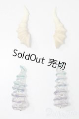 1/3ドール/角パーツ：頭飾造形forDoll様製 x2 S-25-09-07-249-TO-ZS