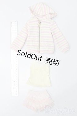 画像3: SDM＆MSD/OF:ふんわりボーダーパーカーセット・ミニ S-25-09-28-076-TO-ZS