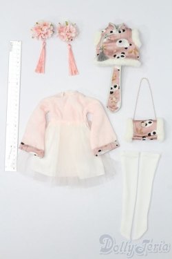 画像5: MDD/OF サクライロPANDAチャイナドレス S-25-11-09-568-TO-ZS