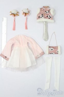 画像6: MDD/OF サクライロPANDAチャイナドレス S-25-11-09-568-TO-ZS