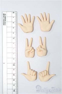 画像2: オビツ50/ハンドパーツ S-25-11-16-218-TO-ZS