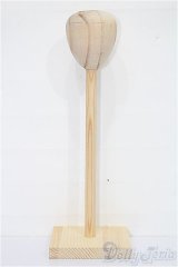 8-9inch/ウィッグスタンド 木製 S-25-11-23-062-TO-ZS
