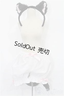 画像1: DD/黒ネコカチューシャ&しっぽドロワーズ(ボークス) S-25-11-23-232-TO-ZS