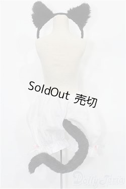 画像2: DD/黒ネコカチューシャ&しっぽドロワーズ(ボークス) S-25-11-23-232-TO-ZS