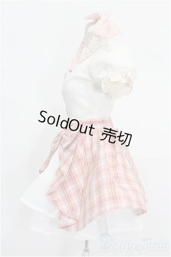 画像2: DD/OF：ピンクチェックフレアスカートセット S-25-12-07-077-TO-ZS