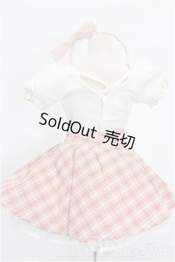 画像3: DD/OF：ピンクチェックフレアスカートセット S-25-12-07-077-TO-ZS