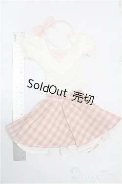 画像5: DD/OF：ピンクチェックフレアスカートセット S-25-12-07-077-TO-ZS