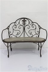 SD/アンティーク風ミニチュアベンチ S-25-12-14-222-TO-ZS