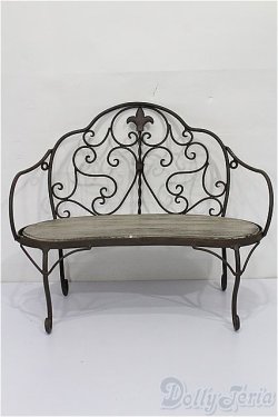 画像1: SD/アンティーク風ミニチュアベンチ S-25-12-14-222-TO-ZS