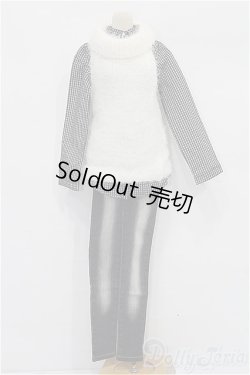 画像1: DD/OF:ホワイトモヘアホルターネックセット S-26-06-07-571-TO-ZS