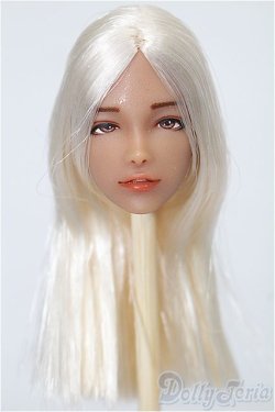 画像1: 1/6ドール/植毛カスタムヘッド S-26-01-18-270-TO-ZS