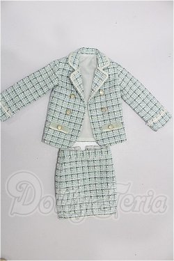 画像1: MSD/OF：ツイードセットアップコーデ（ミント）・ミニ S-26-03-22-292-TO-ZS