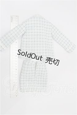 画像2: MSD/OF：ツイードセットアップコーデ（ミント）・ミニ S-26-03-22-292-TO-ZS