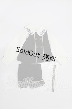 画像1: MSD/OF:ノーブルグレーエンブロイダリーBoy・ミニ S-26-03-22-291-TO-ZS