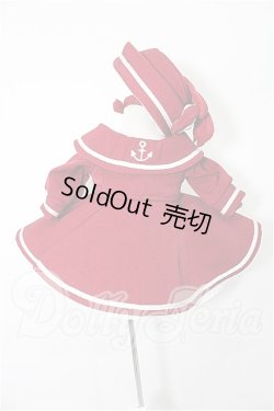 画像3: MSD/OF:セーラースタイルワンピース(エンジ)・ミニ S-26-04-19-151-TO-ZS