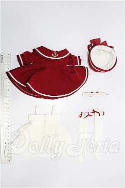 画像6: MSD/OF:セーラースタイルワンピース(エンジ)・ミニ S-26-04-19-151-TO-ZS