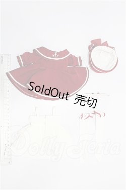 画像6: MSD/OF:セーラースタイルワンピース(エンジ)・ミニ S-26-04-19-151-TO-ZS