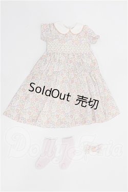 画像1: MSD＆SDM/OF スモッキングワンピ(VOLKS製) S-26-08-23-486-TO-ZS