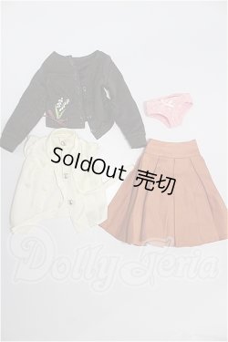 画像1: MSD/OF すずらんブーケカーディガン＆プリーツスカートセット・ミニ(VOLKS製) S-26-07-05-325-TO-ZS