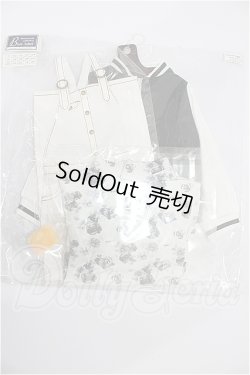 画像1: SD/OF：ホワイトサロペットコーデ(ボークス製) S-26-07-26-130-TO-ZS