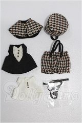 QLY work /OF:千鳥格子ドレスセット S-26-07-26-267-TO-ZS