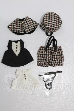 画像1: QLY work /OF:千鳥格子ドレスセット S-26-07-26-267-TO-ZS