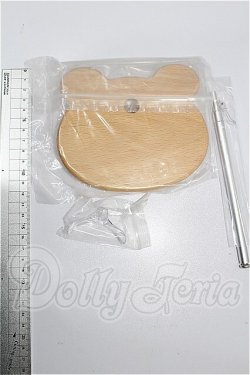 画像3: PUYOODOLL/KUMAKO 木製くまベーススタンド(けやき) S-26-08-02-260-YB-ZS