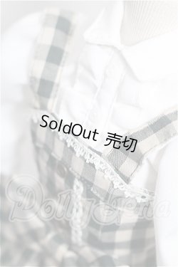 画像4: azone/OF 45cm用陽だまりのふんわりチェックジャンスカset S-26-08-02-330-TO-ZS