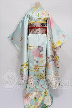 画像1: DD/OF 振袖セット(薄浅葱) S-26-08-16-146-TO-ZS