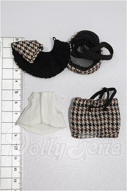 画像2: QLY work /OF:千鳥格子ドレスセット S-26-08-30-315-TO-ZS