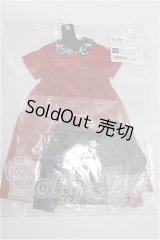 SDM＆MDD/OF：よそゆきワンピセット（ダークレッド）・ミニ S-26-10-11-110-TO-ZS
