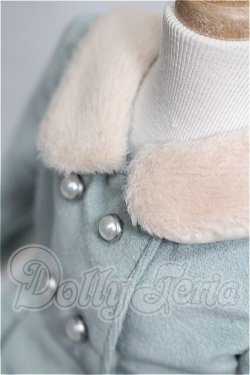 画像4: SDM/OF：ファー付きAラインコート(モスグリーン)・ミニ S-26-10-11-114-TO-ZS
