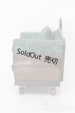 画像2: 1/12ドール/Arcadian様製ソファ S-25-11-16-457-GN-ZS