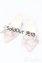 SD/OF:SD Rococo Olive Greenミュール S-25-03-09-492-GN-ZS