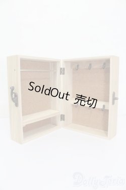 画像1: 1/12ミニチュア/しまえる箱型クローゼット(ディーラー製) S-25-01-12-205-YB-ZS