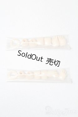 画像1: オビツ11/ハンドパーツ+首接続パーツセット ホワイティ S-25-01-19-066-YB-ZS