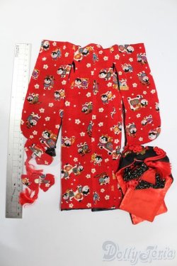 画像2: 30~40cmドールサイズ/着物 S-25-07-06-455-GN-ZS