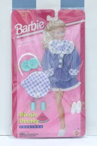 【新宿マルイアネックス店 店頭販売商品】マテルバービー/Barbie Picnic Pretty Fashions 1994 Purple Mattel 12595 NRFB 2100150000005603-ZM