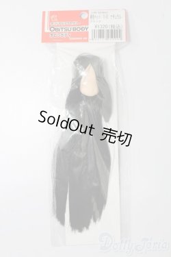 画像1: オビツ11/植毛ヘッド 11-01 ブラック ナチュラル S-25-03-23-157-GN-ZS