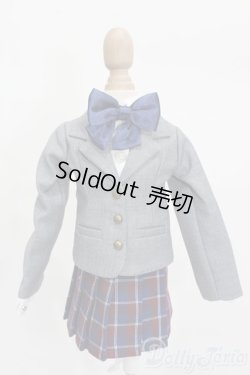 画像1: MDD/OF:ブレザー制服セット（グレー）・ミニ S-25-05-11-589-GN-ZS