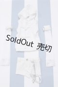 【新宿マルイアネックス店 店頭販売商品】SDM＆MSD/OF:白ミニっこチャイナパンツセット 2100150000008178-ZM