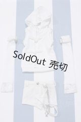 【新宿マルイアネックス店 店頭販売商品】SDM＆MSD/OF:白ミニっこチャイナパンツセット 2100150000008178-ZM