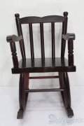 1/3ドールサイズ/木製ロッキングチェア S-25-03-23-300-GN-ZS