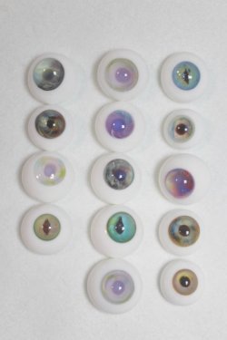 画像1: 14〜18mm/kukka様製シングルグラスアイ まとめて/ドール用　アイ A-25-04-02-012-NY-ZA