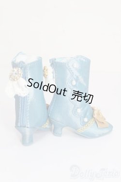 画像2: SDM/OF:シューズブテック Rococo ウォーターブルー ブーツ・ミニ S-25-06-08-419-GN-ZS